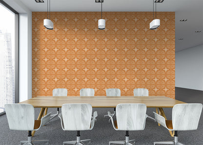 Celestial Ripples Tiles - Orange