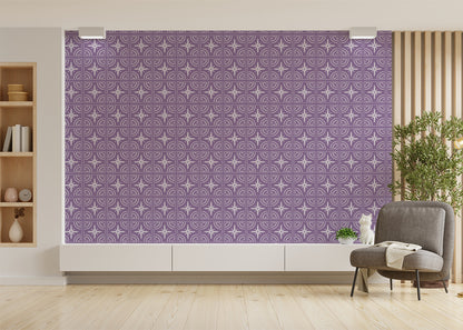 Celestial Ripples Tiles - Purple