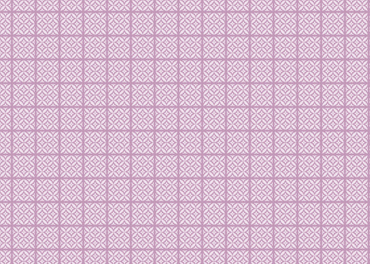 Geometric Blossom Tiles - Purple - Sample