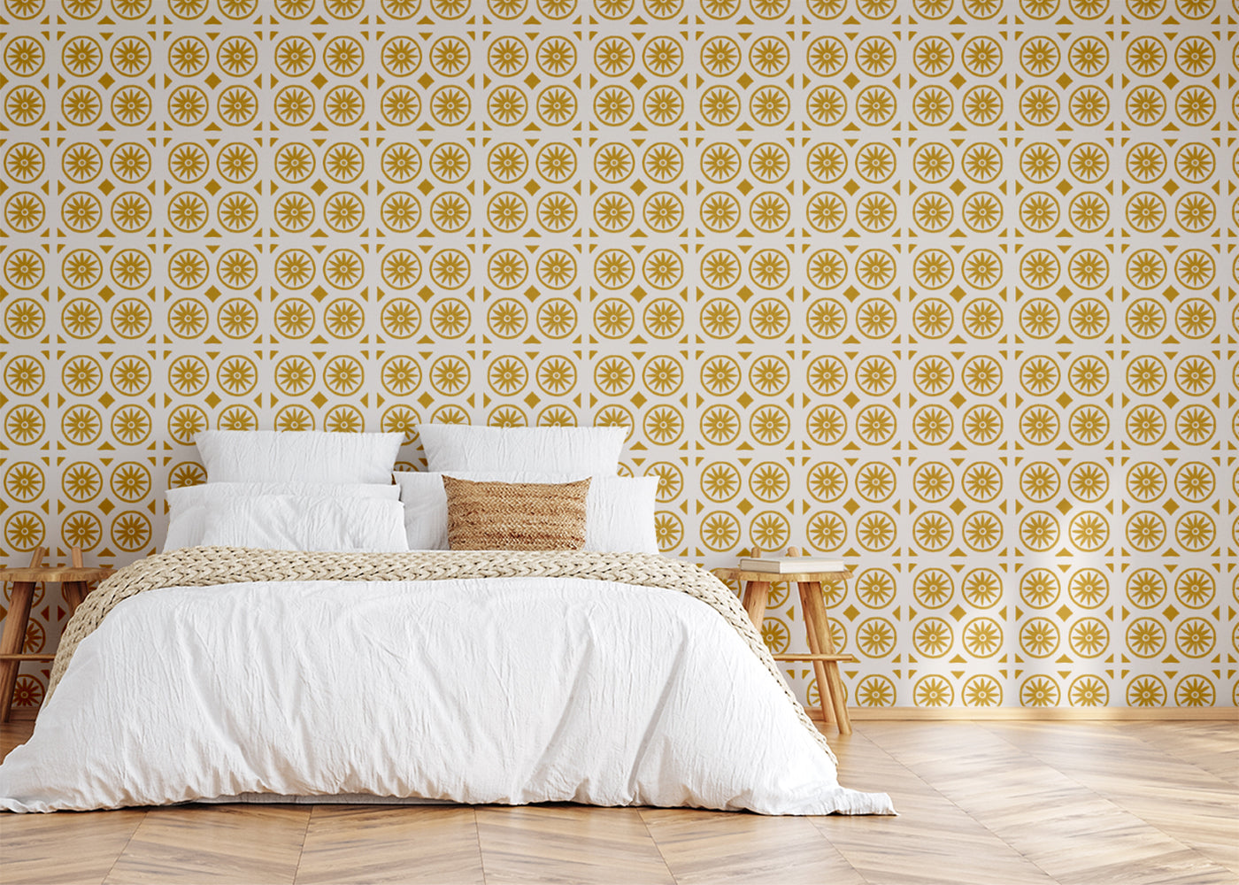 Sunwheel Majesty Tiles - Orange