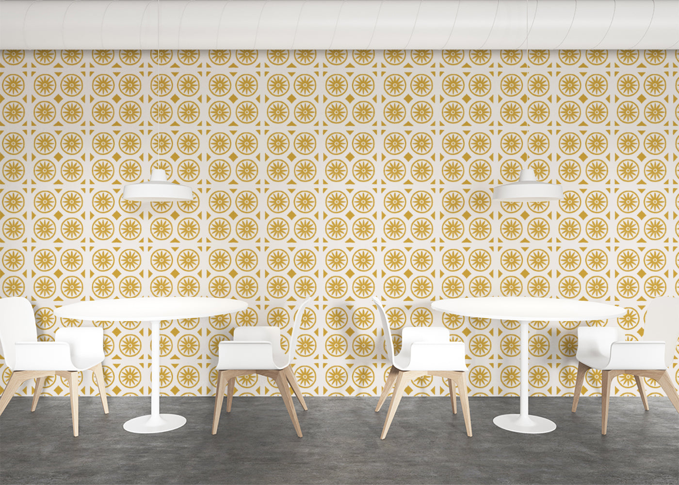 Sunwheel Majesty Tiles - Orange