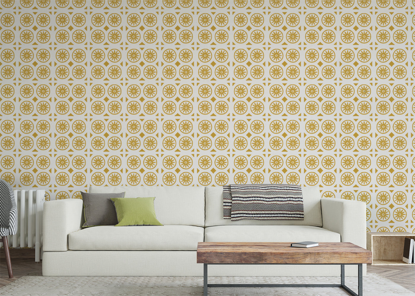 Sunwheel Majesty Tiles - Orange