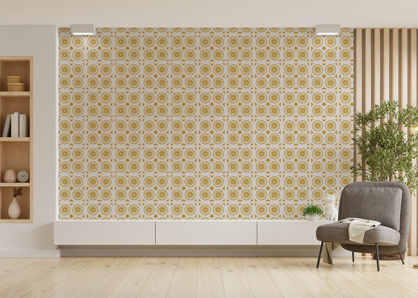 Sunwheel Majesty Tiles - Orange