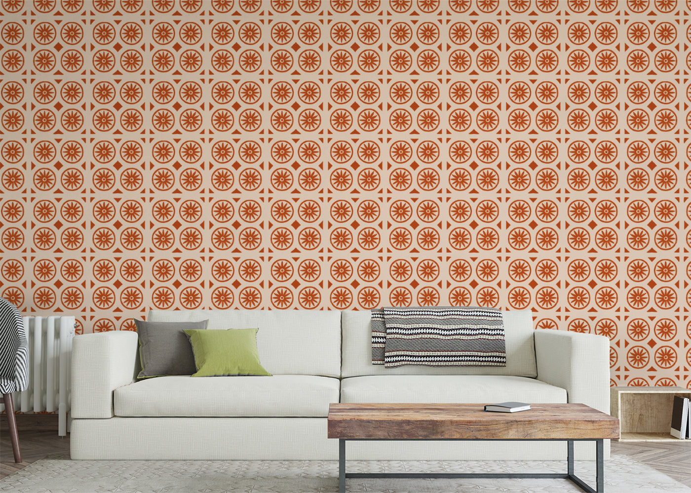 Sunwheel Majesty Tiles - Red