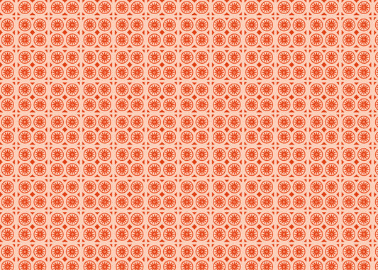 Sunwheel Majesty Tiles - Red - Sample