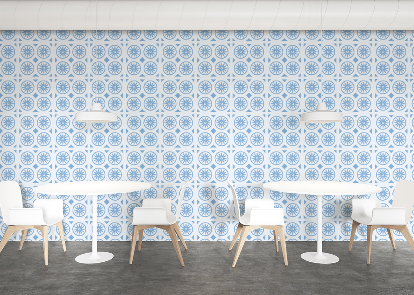 Sunwheel Majesty Tiles - Blue