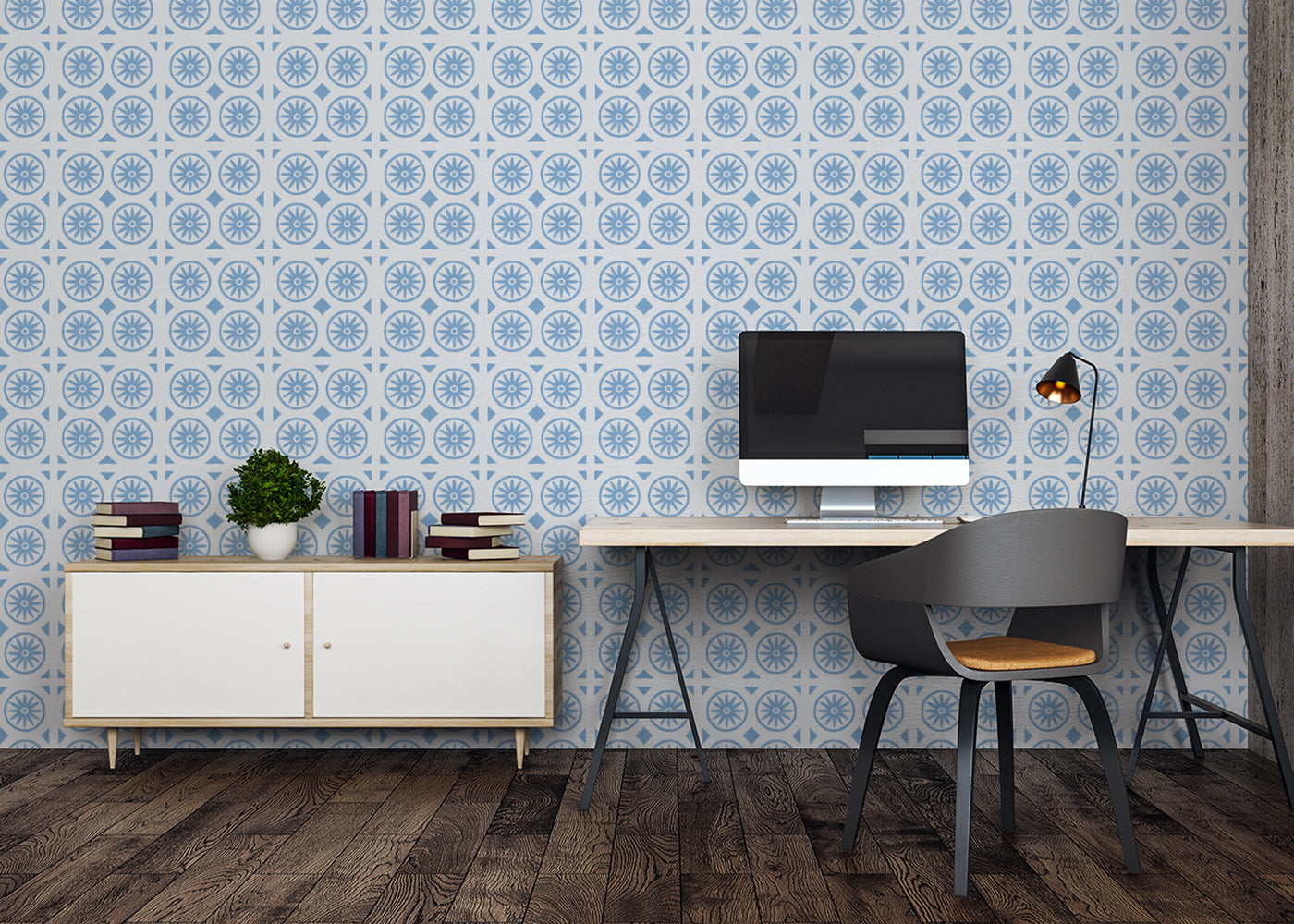 Sunwheel Majesty Tiles - Blue