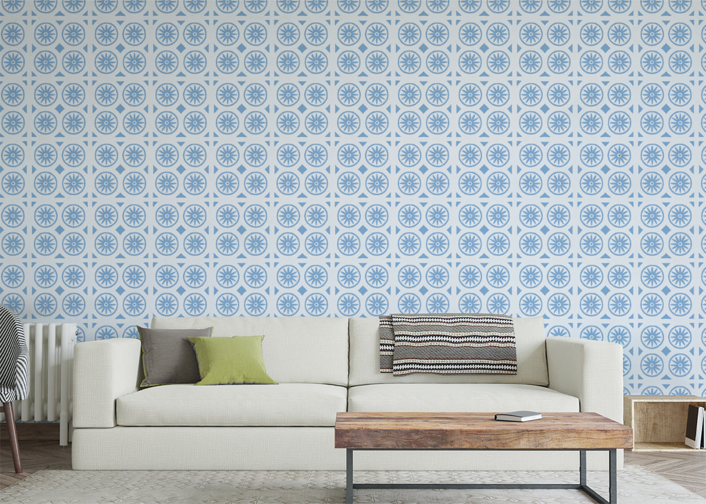 Sunwheel Majesty Tiles - Blue
