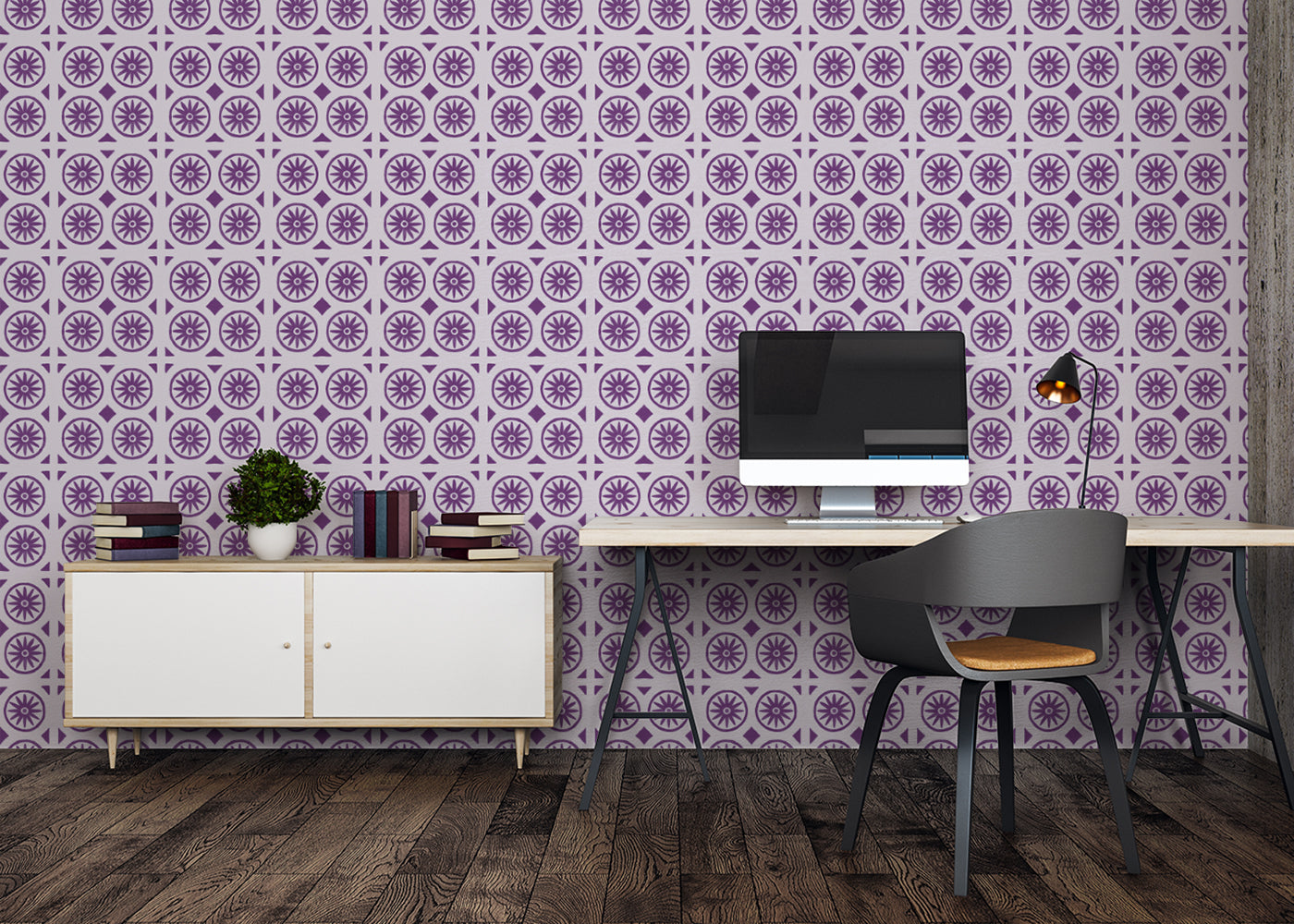Sunwheel Majesty Tiles - Purple