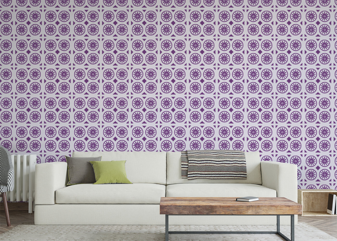 Sunwheel Majesty Tiles - Purple