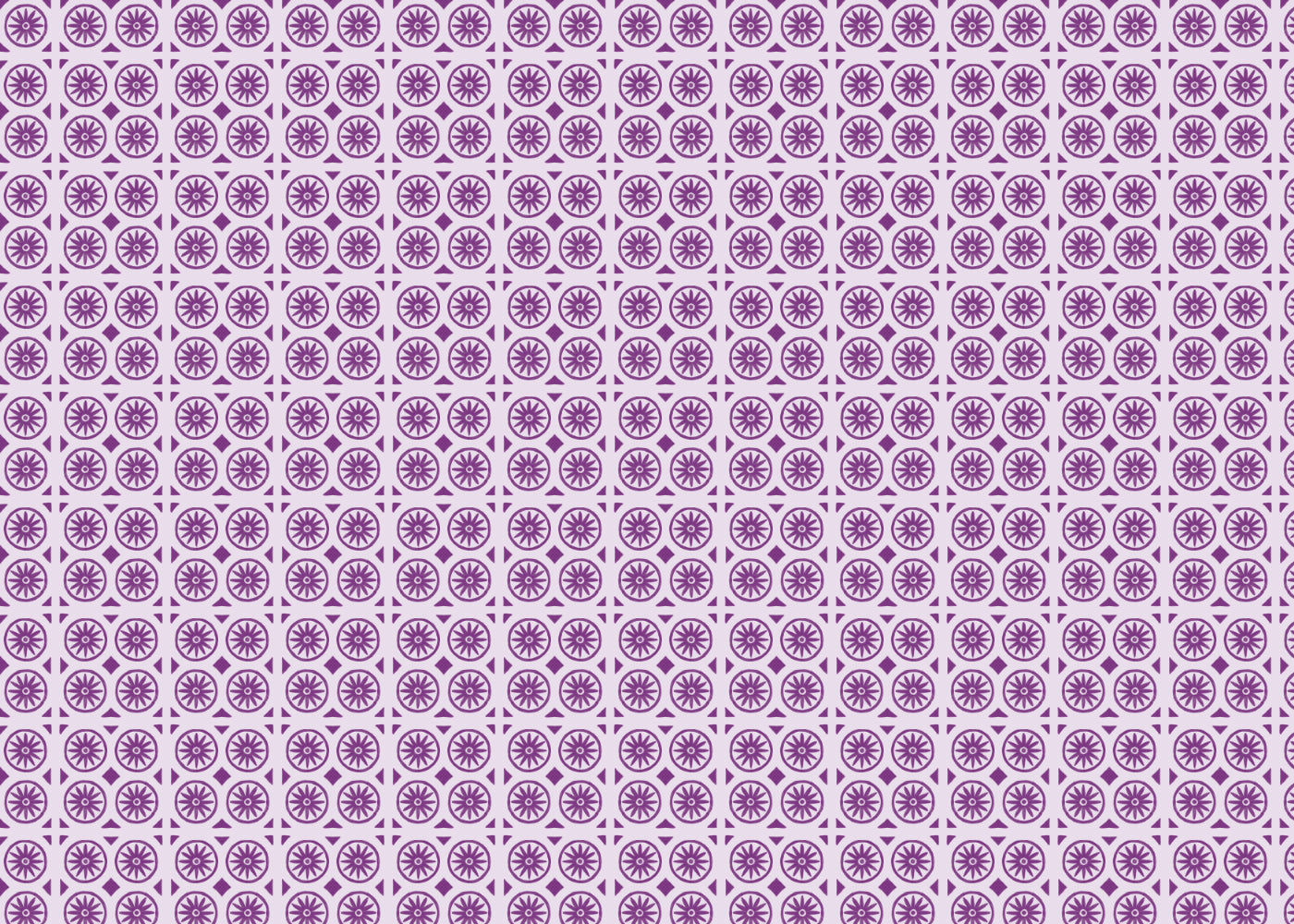 Sunwheel Majesty Tiles - Purple