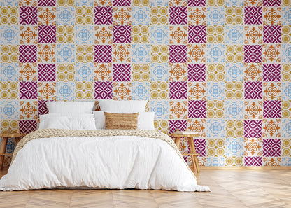 Patchwork Elegance Tiles - Multicolor