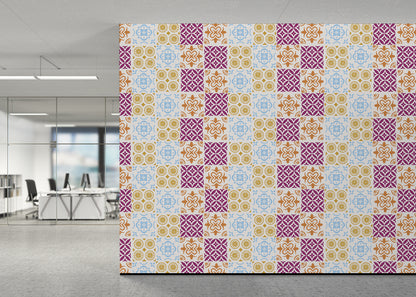 Patchwork Elegance Tiles - Multicolor