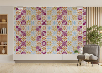 Patchwork Elegance Tiles - Multicolor