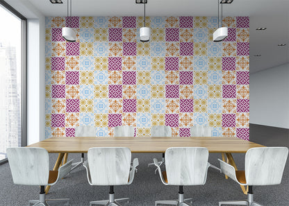 Patchwork Elegance Tiles - Multicolor