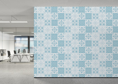 Patchwork Elegance Tiles - Blue