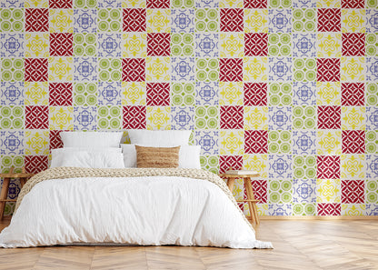 Patchwork Elegance Tiles - Primary