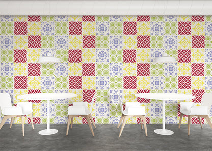 Patchwork Elegance Tiles - Primary