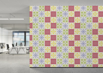Patchwork Elegance Tiles - Primary