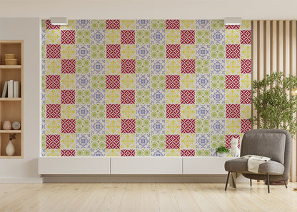 Patchwork Elegance Tiles - Primary
