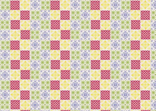 Patchwork Elegance Tiles - Primary