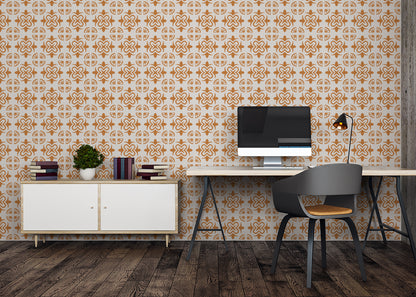 Mandala Flair Tiles - Orange