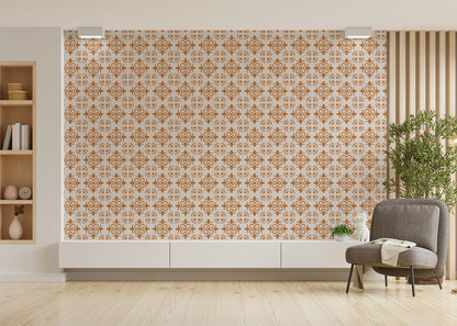 Mandala Flair Tiles - Orange
