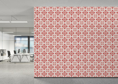 Mandala Flair Tiles - Red