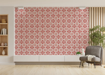 Mandala Flair Tiles - Red