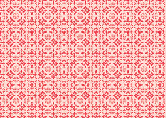 Mandala Flair Tiles - Red