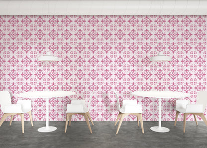 Mandala Flair Tiles - Pink