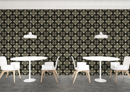 Mandala Flair Tiles - Black