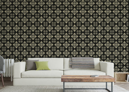 Mandala Flair Tiles - Black