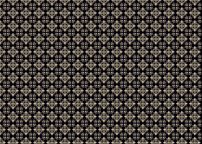 Mandala Flair Tiles - Black