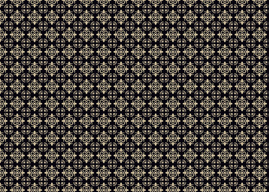 Mandala Flair Tiles - Black