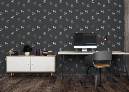 Petal Dot Sprinkle - Dark Gray