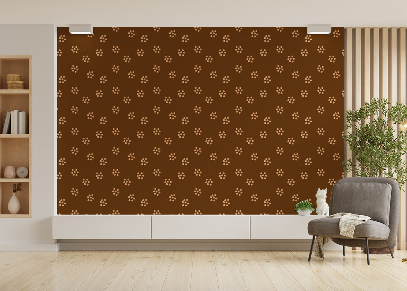 Petal Dot Sprinkle - Brown
