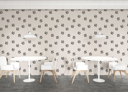 Petal Dot Sprinkle - Black and White