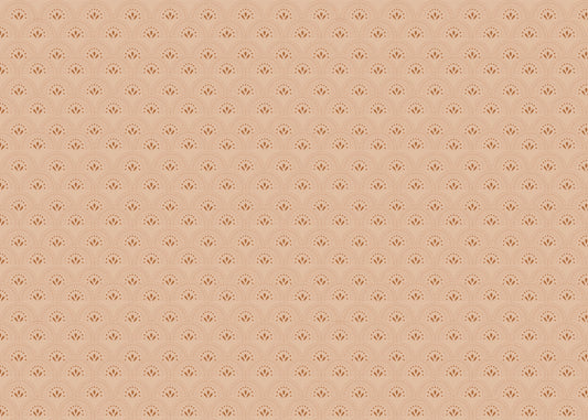 Artisanal Sunbursts - Orange - Sample