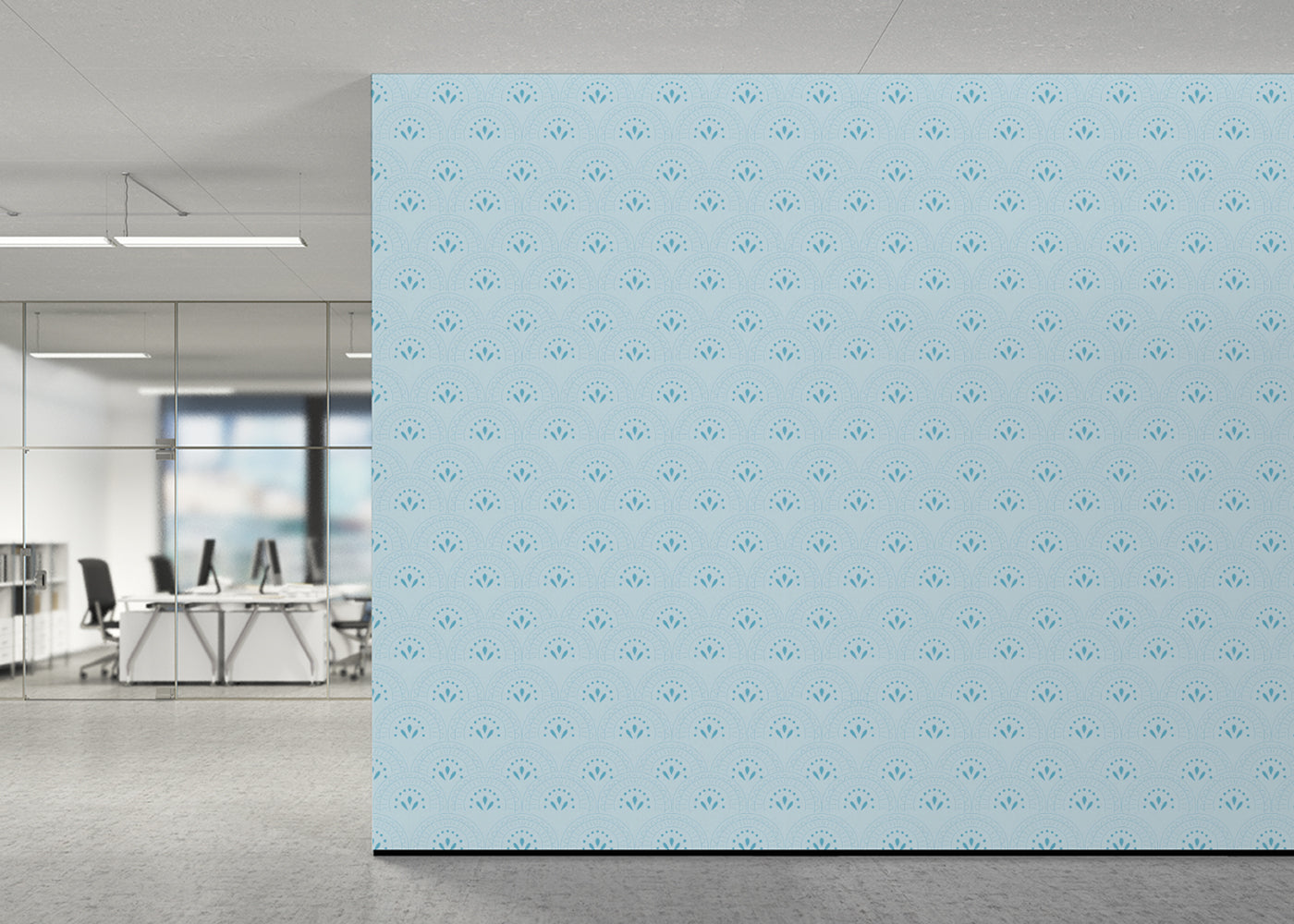 Artisanal Sunbursts - Blue