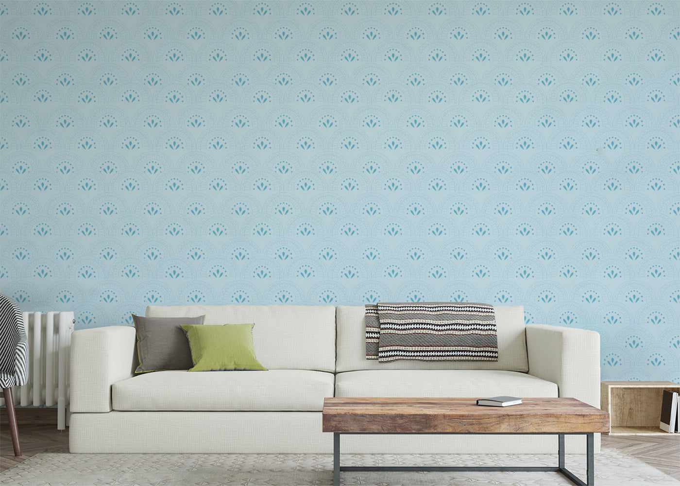 Artisanal Sunbursts - Blue