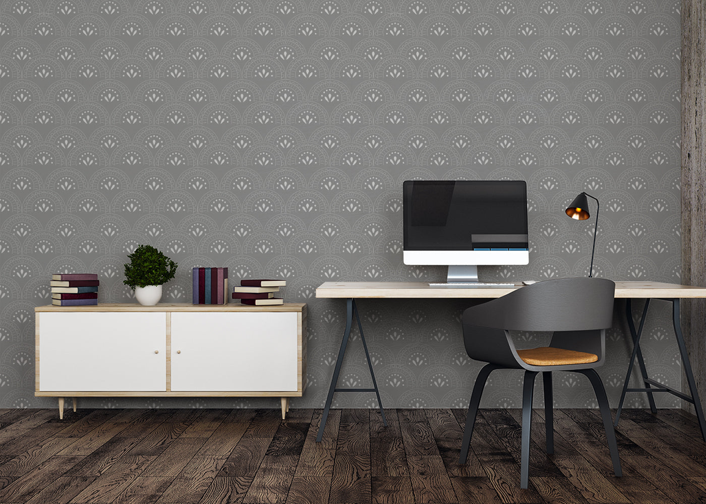 Artisanal Sunbursts - Gray