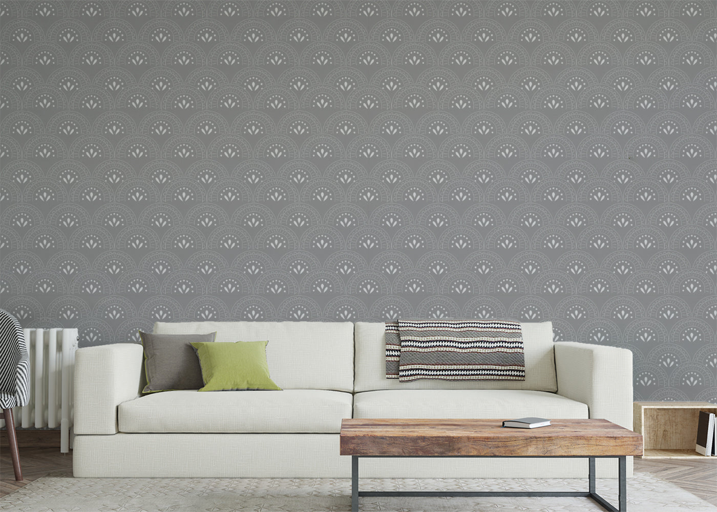 Artisanal Sunbursts - Gray