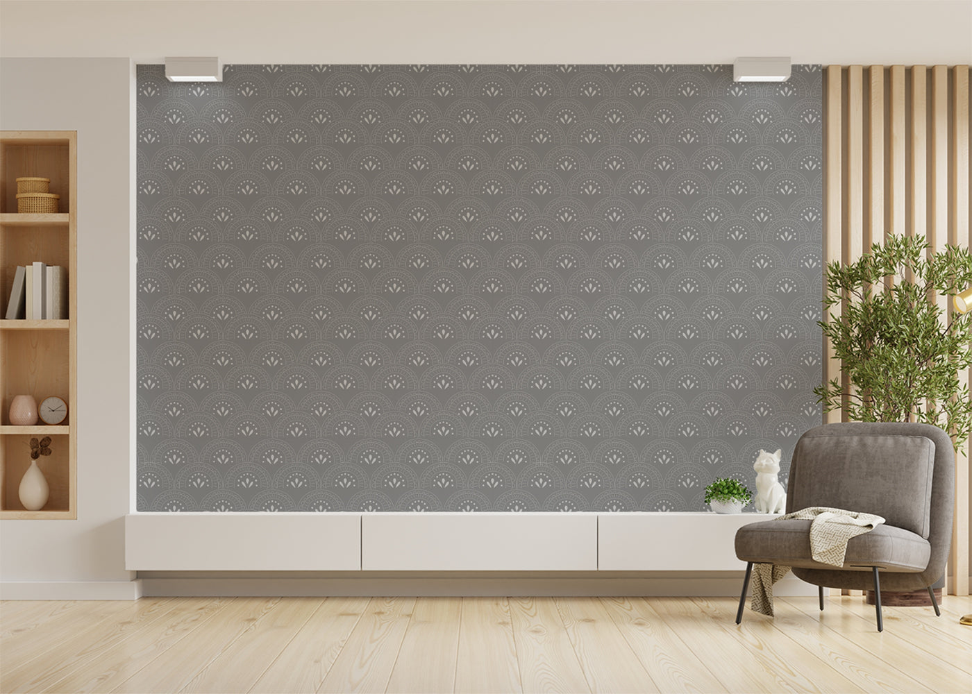 Artisanal Sunbursts - Gray