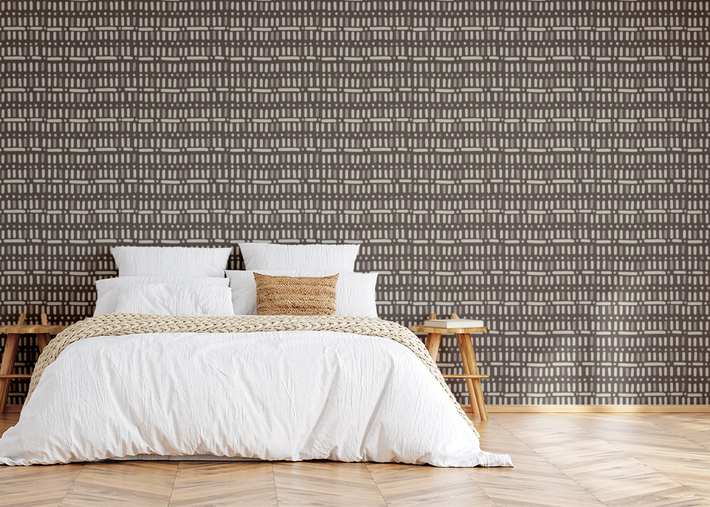 Baroque Dots and Stripes - Neutral