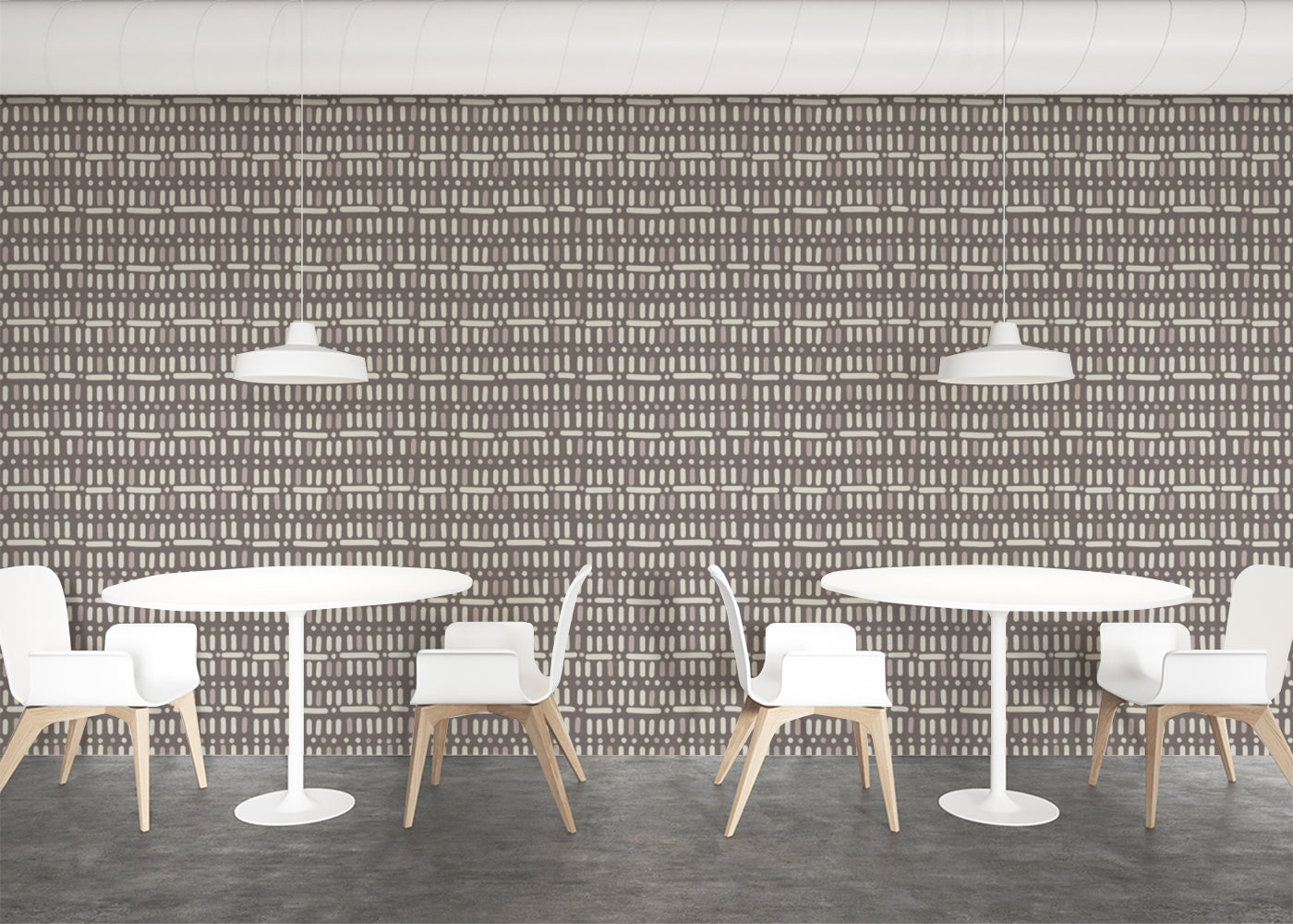 Baroque Dots and Stripes - Neutral