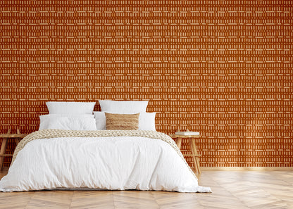 Baroque Dots and Stripes - Orange
