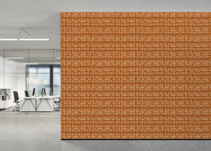 Baroque Dots and Stripes - Orange