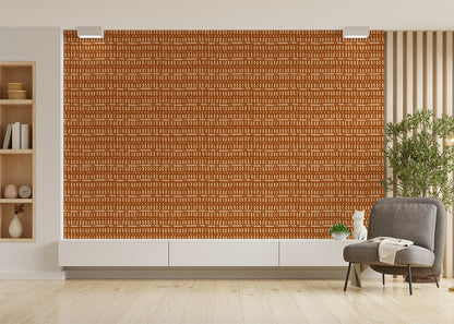 Baroque Dots and Stripes - Orange