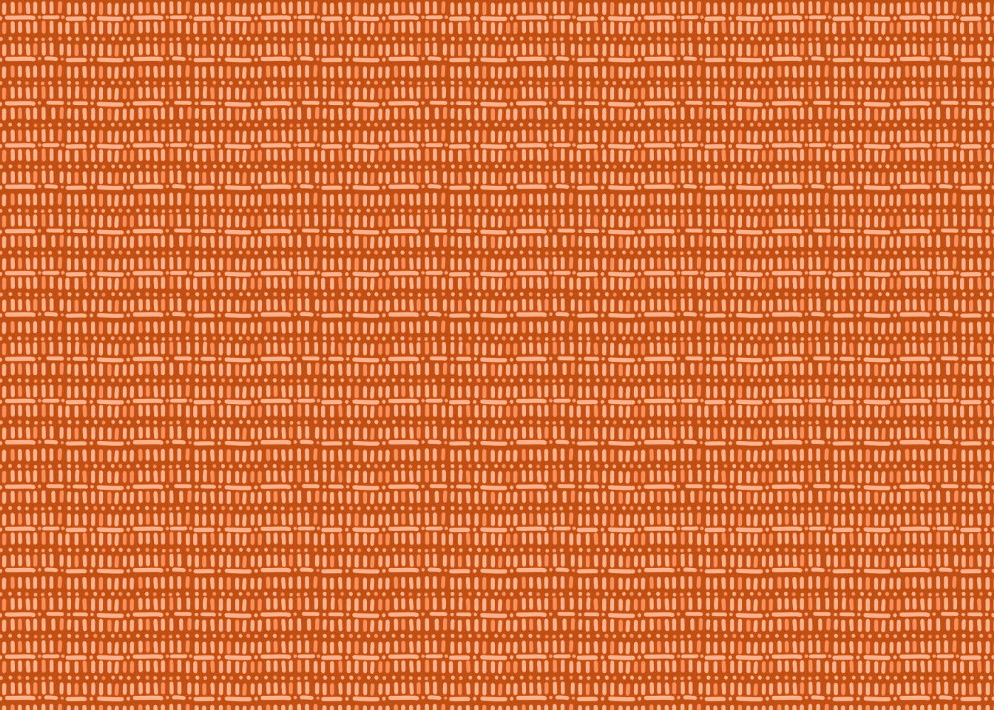 Baroque Dots and Stripes - Orange